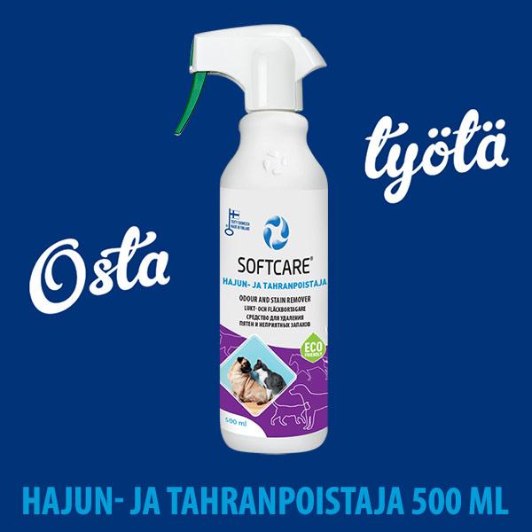 Softcare Hajun- ja tahranpoistaja 500 ml