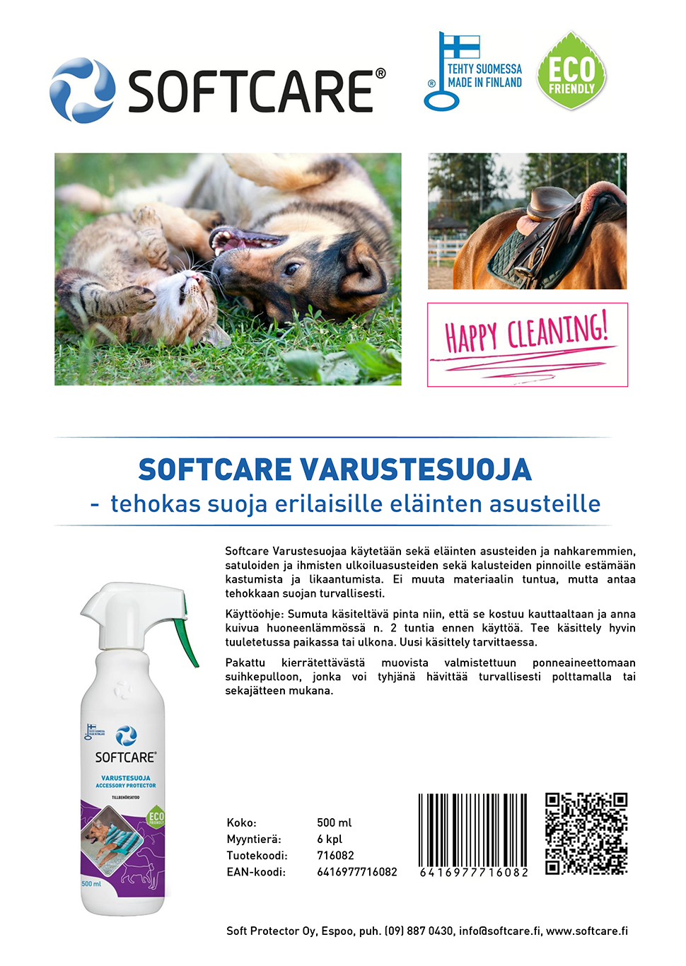 Softcare Varustesuoja